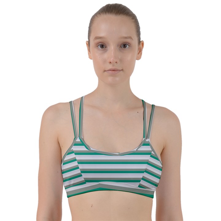 Stripey 4 Line Them Up Sports Bra