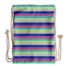 Stripey 6 Drawstring Bag (large) by anthromahe