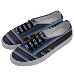 Stripey 7 Men s Classic Low Top Sneakers by anthromahe