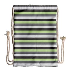 Stripey 8 Drawstring Bag (large)