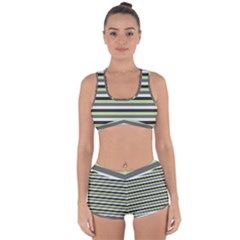 Stripey 8 Racerback Boyleg Bikini Set by anthromahe