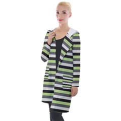 Stripey 8 Hooded Pocket Cardigan by anthromahe