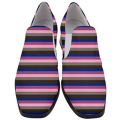 Stripey 9 Women Slip On Heel Loafers