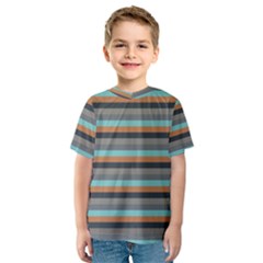 Stripey 10 Kids  Sport Mesh Tee