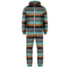 Stripey 10 Hooded Jumpsuit (men)  by anthromahe