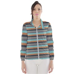 Stripey 10 Women s Windbreaker by anthromahe