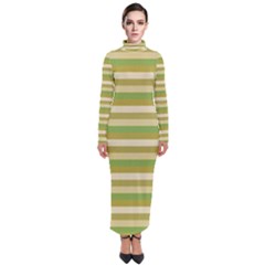 Stripey 11 Turtleneck Maxi Dress by anthromahe