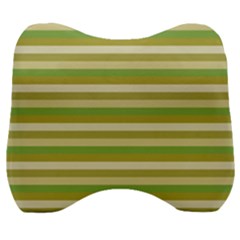 Stripey 11 Velour Head Support Cushion by anthromahe