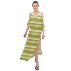 Stripey 11 Maxi Chiffon Cover Up Dress by anthromahe