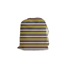 Stripey 12 Drawstring Pouch (small) by anthromahe