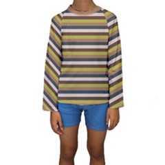 Stripey 12 Kids  Long Sleeve Swimwear