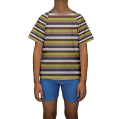 Stripey 12 Kids  Short Sleeve Swimwear