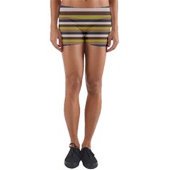 Stripey 12 Yoga Shorts