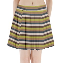 Stripey 12 Pleated Mini Skirt