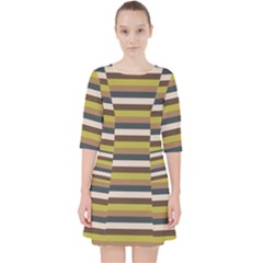 Stripey 12 Pocket Dress