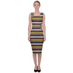 Stripey 12 Sleeveless Pencil Dress