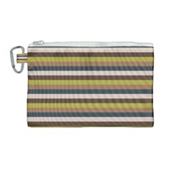 Stripey 12 Canvas Cosmetic Bag (Large)