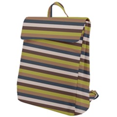 Stripey 12 Flap Top Backpack