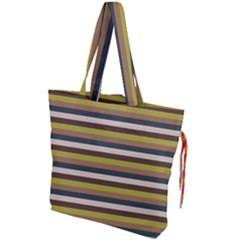 Stripey 12 Drawstring Tote Bag