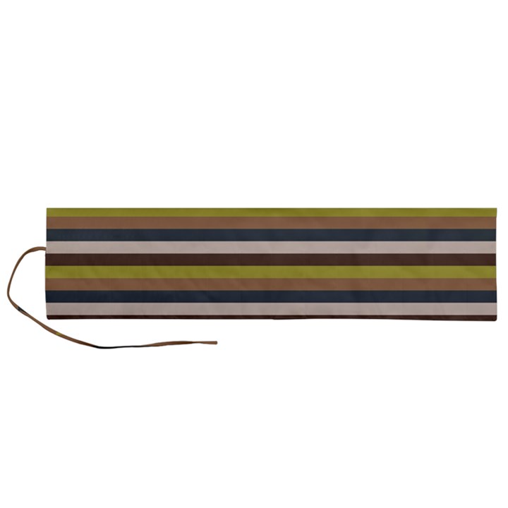 Stripey 12 Roll Up Canvas Pencil Holder (L)