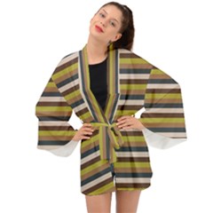 Stripey 12 Long Sleeve Kimono