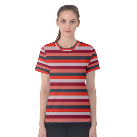 Stripey 13 Women s Cotton Tee by anthromahe