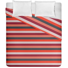Stripey 13 Duvet Cover Double Side (california King Size) by anthromahe