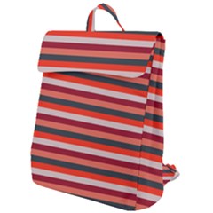 Stripey 13 Flap Top Backpack by anthromahe