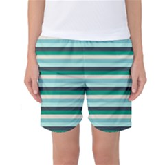 Stripey 14 Women s Basketball Shorts by anthromahe