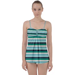 Stripey 14 Babydoll Tankini Set by anthromahe