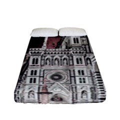 Santa Maria Del Fiore  Cathedral At Night, Florence Italy Fitted Sheet (full/ Double Size) by dflcprints