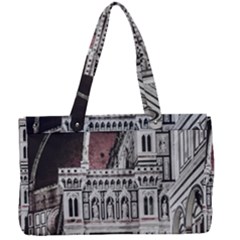 Santa Maria Del Fiore  Cathedral At Night, Florence Italy Canvas Work Bag by dflcprints