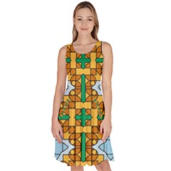 Df Addison Zingo Knee Length Skater Dress With Pockets by deformigo