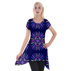 Df Kaysie Rainolds Short Sleeve Side Drop Tunic by deformigo