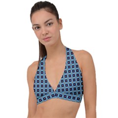 Df Teo Marini Halter Plunge Bikini Top by deformigo