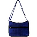 Blue Grunge Zip Up Shoulder Bag View3