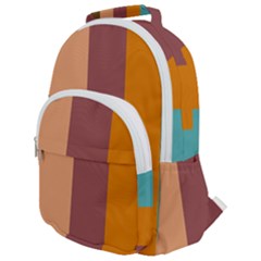 Stripey 15 Rounded Multi Pocket Backpack by anthromahe