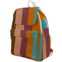 Stripey 15 Top Flap Backpack by anthromahe