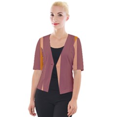 Stripey 15 Cropped Button Cardigan by anthromahe