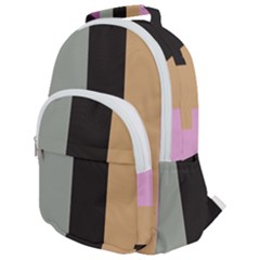 Stripey 16 Rounded Multi Pocket Backpack by anthromahe