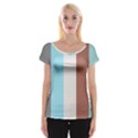 Stripey 17 Cap Sleeve Top View1