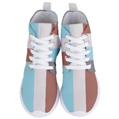 Stripey 17 Women s Lightweight High Top Sneakers by anthromahe