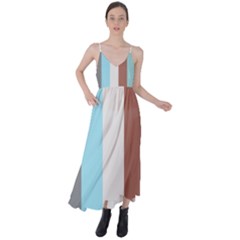 Stripey 17 Tie Back Maxi Dress by anthromahe