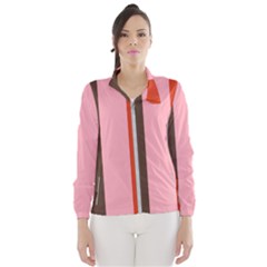 Stripey 19 Women s Windbreaker by anthromahe