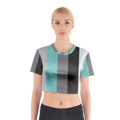 Stripey 20 Cotton Crop Top by anthromahe