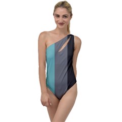 Stripey 20 To One Side Swimsuit by anthromahe