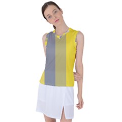 Stripey 21 Women s Sleeveless Sports Top by anthromahe