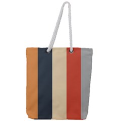 Stripey 22 Full Print Rope Handle Tote (large) by anthromahe