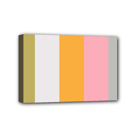 Stripey 23 Mini Canvas 6  X 4  (stretched) by anthromahe