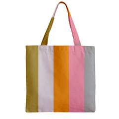 Stripey 23 Zipper Grocery Tote Bag